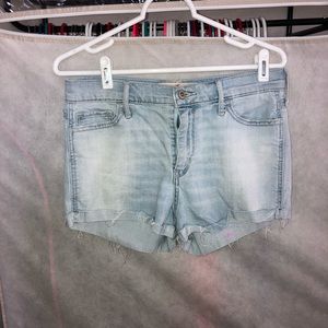 High Rise Jean Shorts
